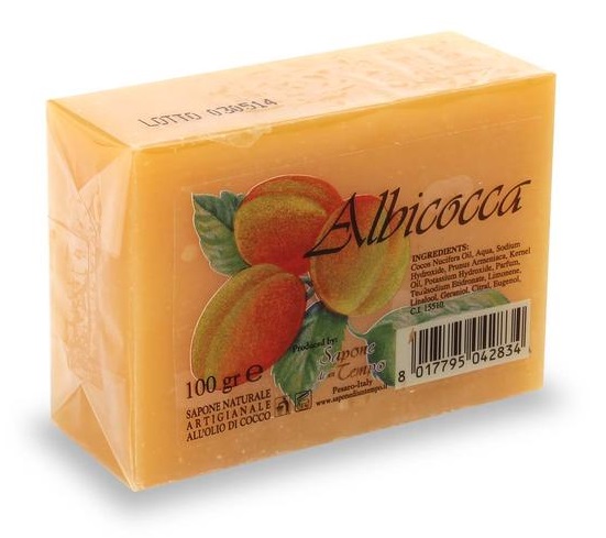 SAPONE NATURALE ALBICOCCA 100 G - Farmacia Puddu Baire S.r.l.