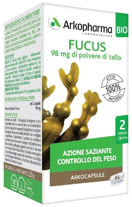 ARKO CAPSULE FUCUS BIO 45 CAPSULE - Farmacia Puddu Baire S.r.l.