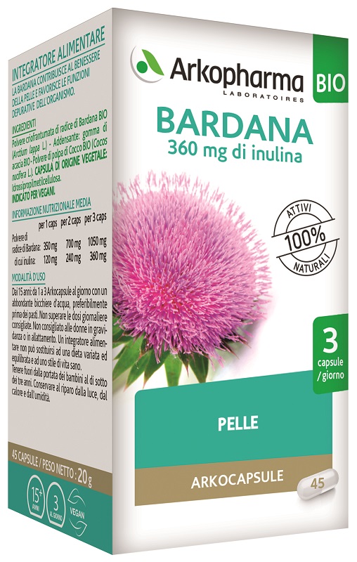 ARKO CAPSULE BARDANA BIO 45 CAPSULE - Farmacia Puddu Baire S.r.l.