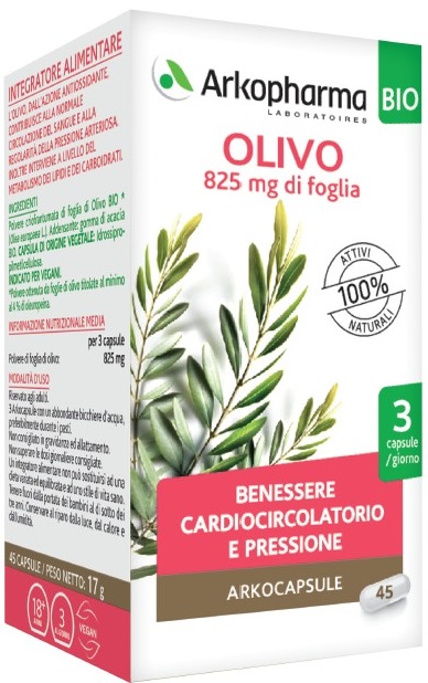ARKO CAPSULE OLIVO BIO 45 CAPSULE - Farmacia Puddu Baire S.r.l.