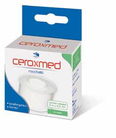 CEROTTO ADESIVO IN ROCCHETTO CEROXMED IN SETA AERATO IPOALLERGENICO BIANCO 500X2,5 CM 1 PEZZO - Farmacia Puddu Baire S.r.l.