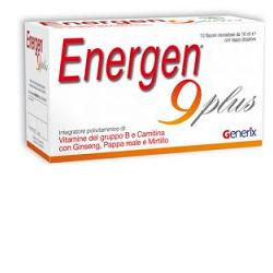 ENERGEN 9 PLUS 10 FLACONCINI 10 ML - Farmacia Puddu Baire S.r.l.