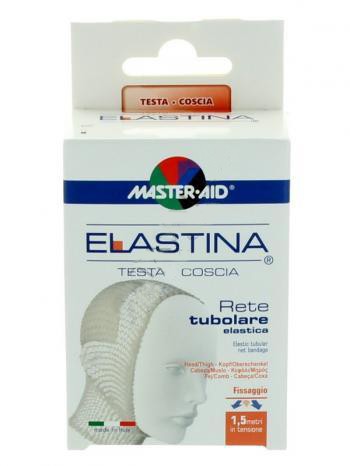RETE TUBOLARE ELASTICA IPOALLERGENICA MASTER-AID ELASTINA TESTA/COSCIA 1,5 MT IN TENSIONE CALIBRO 6 CM - Farmacia Puddu Baire S.r.l.