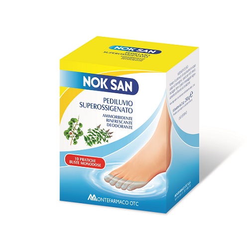 NOK SAN PEDILUVIO SUPEROSSIGENATO 25 G - Farmacia Puddu Baire S.r.l.