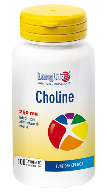 LONGLIFE CHOLINE 100 TAVOLETTE - Farmacia Puddu Baire S.r.l.