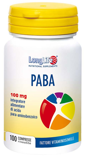 LONGLIFE PABA 100 100 COMPRESSE - Farmacia Puddu Baire S.r.l.