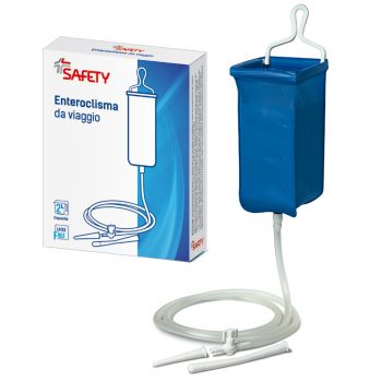 ENTEROCLISMA DA VIAGGIO KLISTER IN GOMMA CON CANNULA ANALE EVAGINALE 2 LITRI - Farmacia Puddu Baire S.r.l.