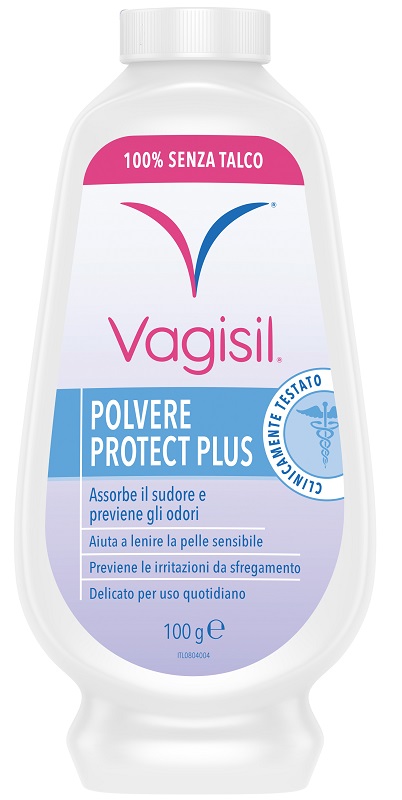 VAGISIL POLVERE PROTECT PLUS IGIENE FEMMINILE 100 G - Farmacia Puddu Baire S.r.l.