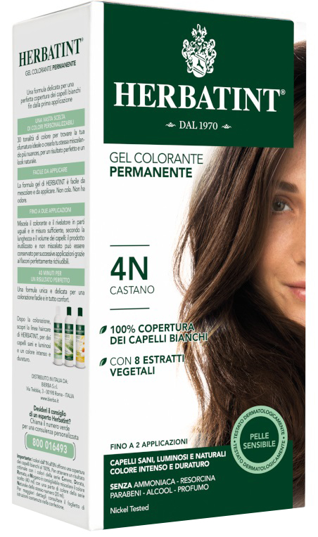 HERBATINT 4N CASTANO 150 ML - Farmacia Puddu Baire S.r.l.