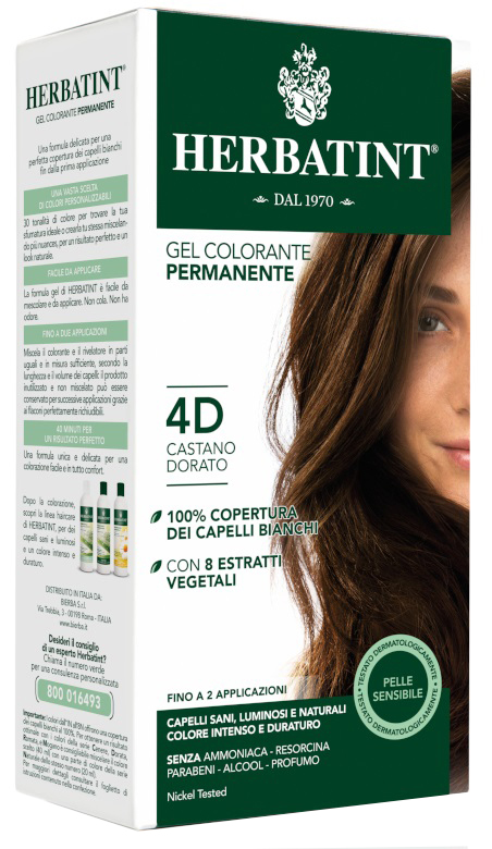 HERBATINT 4D CASTANO DORATO 150 ML - Farmacia Puddu Baire S.r.l.