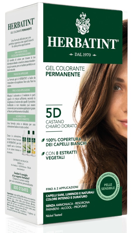 HERBATINT 5D CASTANO CHIARO DORATO 150 ML - Farmacia Puddu Baire S.r.l.