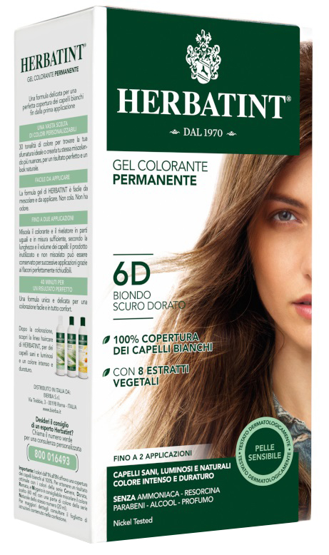 HERBATINT 6D BIONDO SCURO DORATO 150 ML - Farmacia Puddu Baire S.r.l.