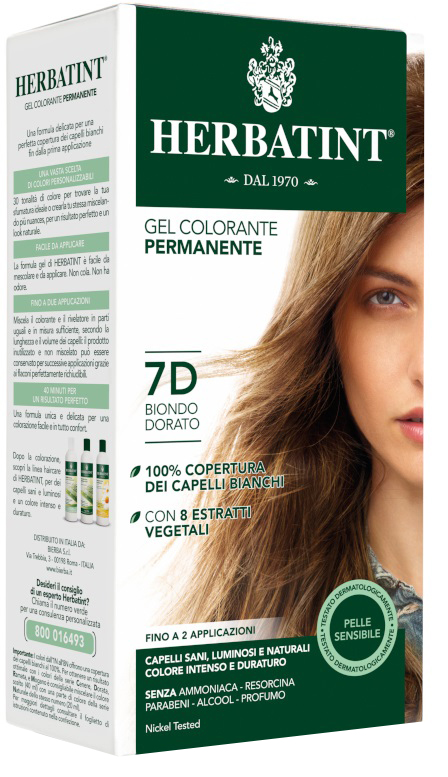 HERBATINT 7D BIONDO DORATO 150 ML - Farmacia Puddu Baire S.r.l.