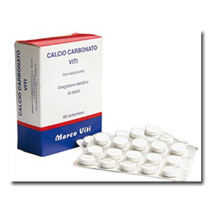 CALCIO CARBONATO VITI 60 COMPRESSE - Farmacia Puddu Baire S.r.l.