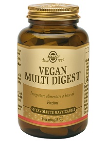 VEGAN MULTI DIGEST 50 TAVOLETTE MASTICABILI - Farmacia Puddu Baire S.r.l.