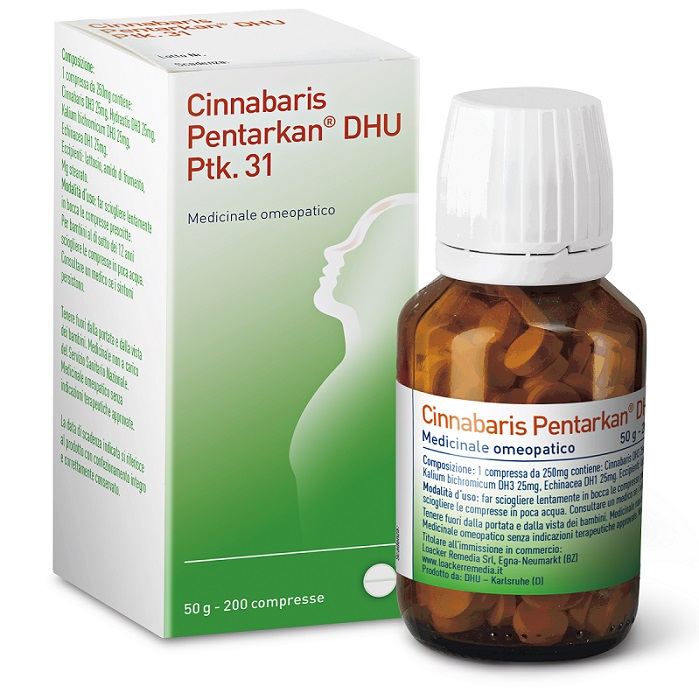 CINNABARIS 31 PTK 200 COMPRESSE 50 G - Farmacia Puddu Baire S.r.l.