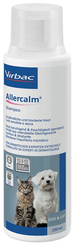 ALLERCALM SHAMPOO CUTE SENSIBILE FLACONE 250 ML - Farmacia Puddu Baire S.r.l.