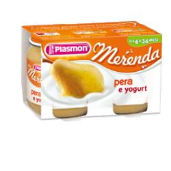 PLASMON OMOGENEIZZATO YOGURT PERA 120 G X 2 PEZZI - Farmacia Puddu Baire S.r.l.