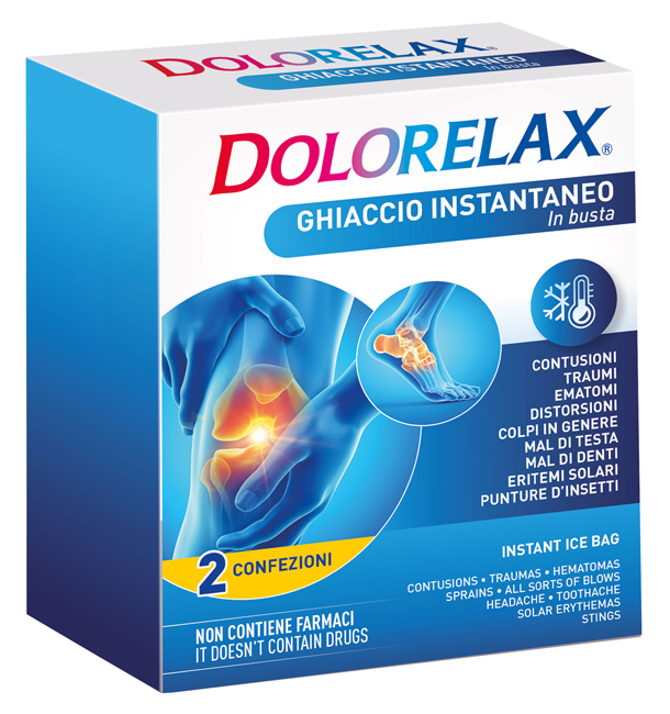 DOLORELAX ICE BAG GHIACCIO BUSTA 2 PEZZI - Farmacia Puddu Baire S.r.l.
