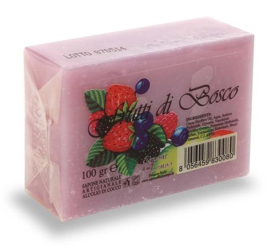 SAPONE NATURALE FRUTTI DI BOSCO 100 G - Farmacia Puddu Baire S.r.l.