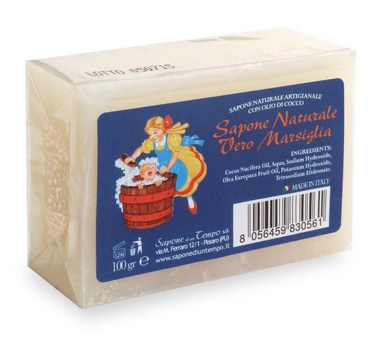 SAPONE NATURALE VERO MARSIGLIA 100 G - Farmacia Puddu Baire S.r.l.