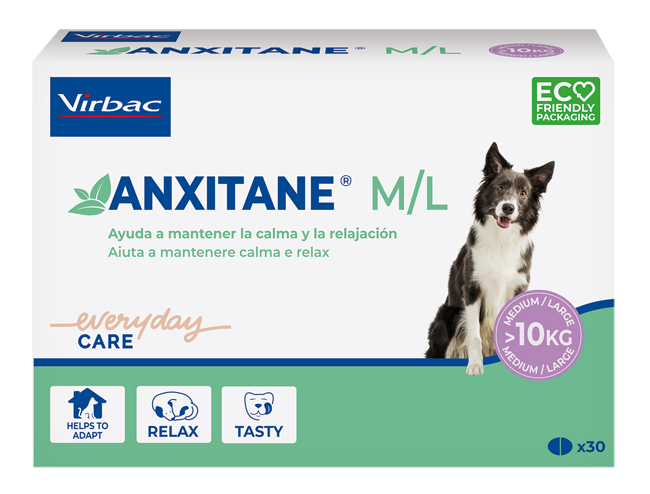 ANXITANE M/L SUPPLEMENTO NUTRIZIONALE SCATOLA 30 COMPRESSE APPETIBILI - Farmacia Puddu Baire S.r.l.