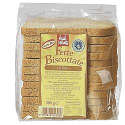 FETTE BISCOTTATE FARRO 300 G - Farmacia Puddu Baire S.r.l.