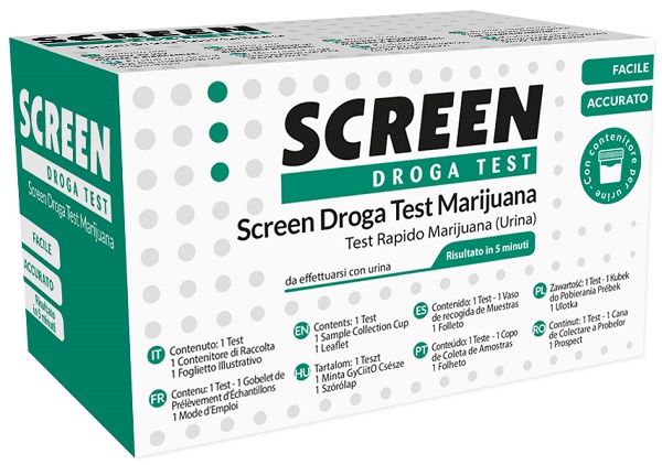 TEST DROGA SCREEN RILEVAZIONE THC MARIJUANA NELL'URINA - Farmacia Puddu Baire S.r.l.