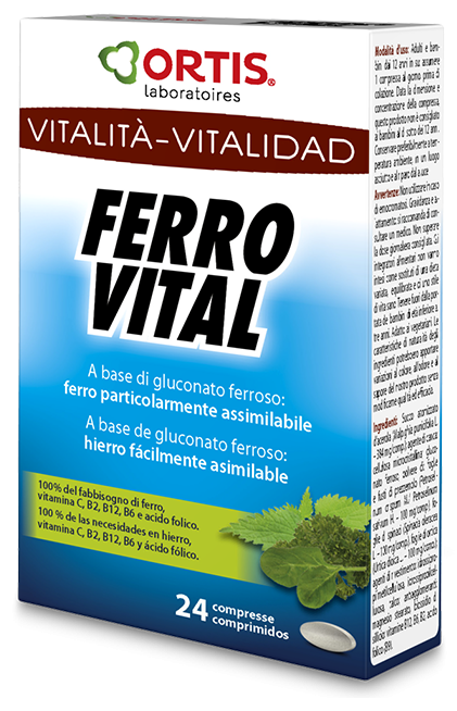 FERRO VITAL PLUS 24 COMPRESSE - Farmacia Puddu Baire S.r.l.