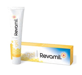 GEL A BASE DI MIELE STANDARDIZZATO E IRRADIATO A RAGGI GAMMA REVAMIL GEL PER GESTIONE ULCERE E INFEZIONI TUBO 18 G - Farmacia Puddu Baire S.r.l.
