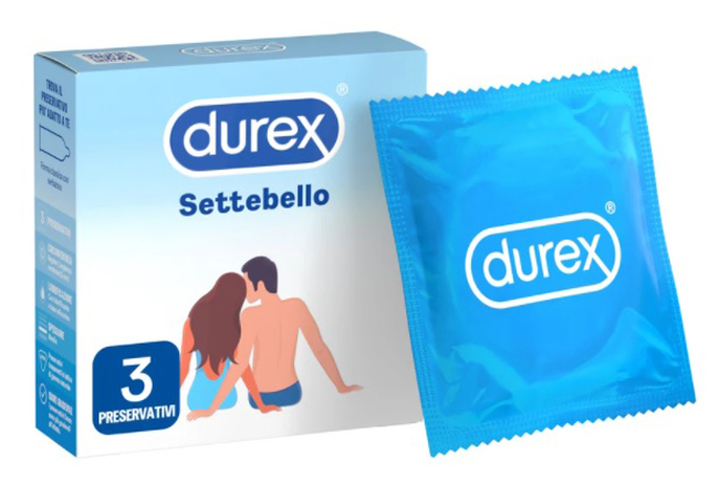 PROFILATTICO DUREX SETTEBELLO CLASSICO 3 PEZZI - Farmacia Puddu Baire S.r.l.