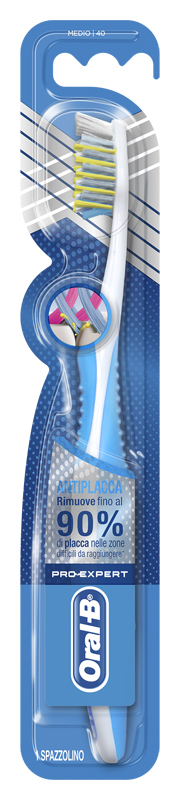 ORALB CROSS ACTION ANTI PLACCA PRO EXPERT SPAZZOLINO MANUALE - Farmacia Puddu Baire S.r.l.