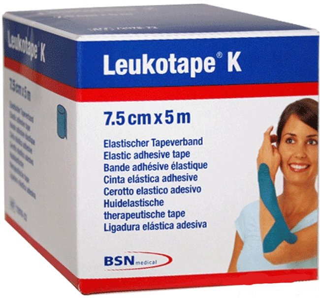 BENDA ADESIVA LEUKOTAPE K PER TAPING FISIOTERAPICO LARGHEZZA 7,5 CM LUNGHEZZA 5 M COLOR ROSSO IN ROTOLO - Farmacia Puddu Baire S.r.l.