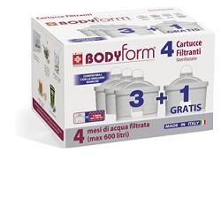 BODYFORM CARTUCCE FILTRANTI 4 PEZZI - Farmacia Puddu Baire S.r.l.