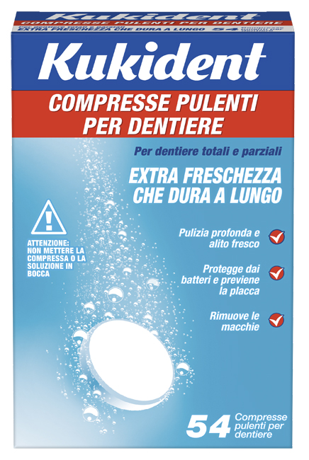 KUKIDENT CLEANSER FRESCH 88 COMPRESSE PULIZIA PROTESI DENTARIE - Farmacia Puddu Baire S.r.l.