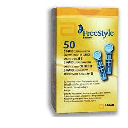 LANCETTE PUNGIDITO FREESTYLE GAUGE 28 50 PEZZI - Farmacia Puddu Baire S.r.l.