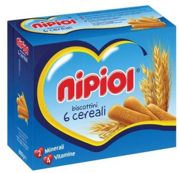 NIPIOL BISCOTTINI 6 CEREALI 800 G - Farmacia Puddu Baire S.r.l.