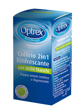 GOCCE OCULARI OPTREX ACTIDROPS 2IN1 RINFRESCANTE OCCHI STANCHI 1 PEZZO - Farmacia Puddu Baire S.r.l.