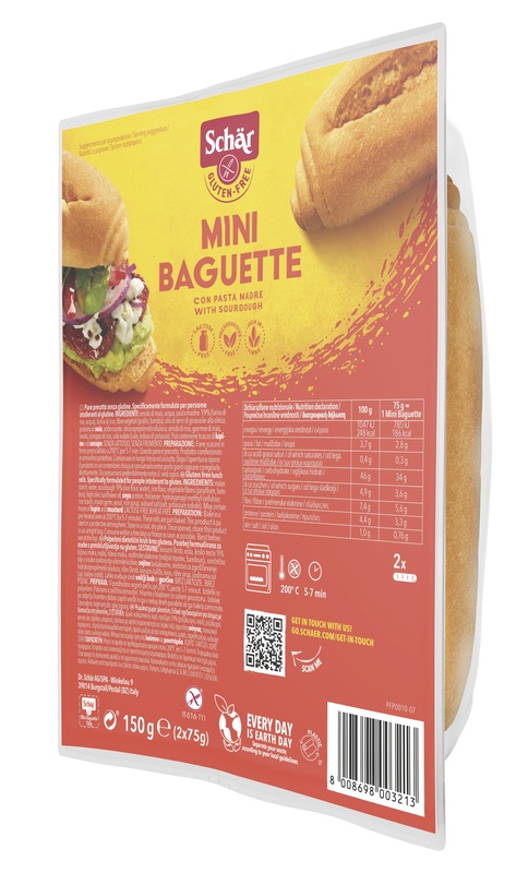 SCHAR DUO MINI-BAGUETTE 150 G - Farmacia Puddu Baire S.r.l.