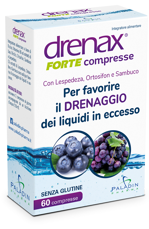 DRENAX FORTE MIRTILLO 60 COMPRESSE - Farmacia Puddu Baire S.r.l.