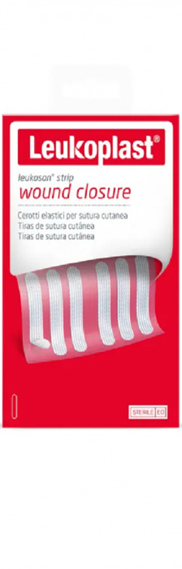 CEROTTO PER SUTURA LEUKOSAN STRIP 6X38MM 2 BUSTE X 6 CEROTTI - Farmacia Puddu Baire S.r.l.