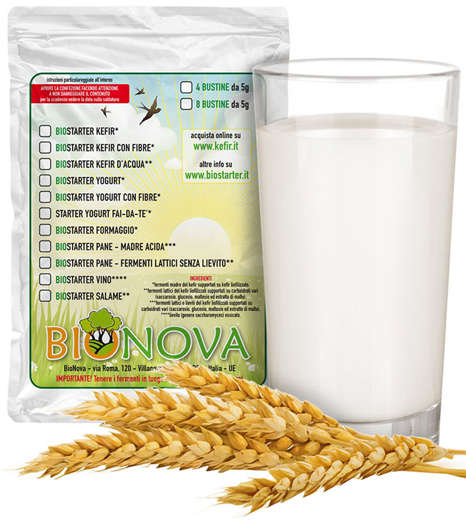 BIOSTARTER PER KEFIR 4 X 5 G - Farmacia Puddu Baire S.r.l.
