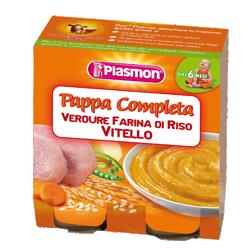 PLASMON OMOGENEIZZATO PAPPE VITELLO/VERDURA/RISO 190 G X 2 PEZZI - Farmacia Puddu Baire S.r.l.