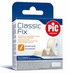 CEROTTO IN ROCCHETTO PIC CLASSIC FIX TELA BIANCO 2,5X500 CM FUSTELLA - Farmacia Puddu Baire S.r.l.