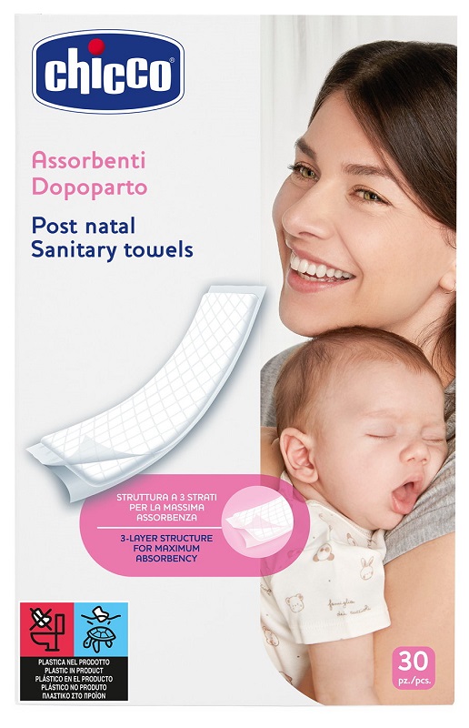 CHICCO ASSORBENTI PROTECTION POSTPARTO 30 PEZZI - Farmacia Puddu Baire S.r.l.