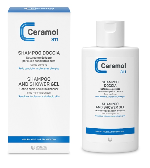 CERAMOL SHAMPOO DOCCIA FLACONE 200 ML - Farmacia Puddu Baire S.r.l.