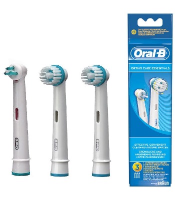 ORALB ORTHO CARE ESSENTIALS TESTINE SPAZZOLINO ELETTRICO APPARECCHIO ORTODONTICO 3 PEZZI - Farmacia Puddu Baire S.r.l.