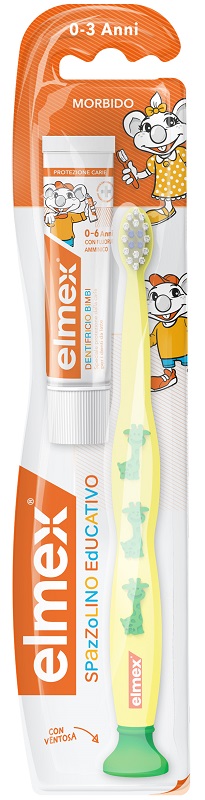 ELMEX SPAZZOLINO BIMBI EDUCATIVO NEW 0-3 ANNI - Farmacia Puddu Baire S.r.l.