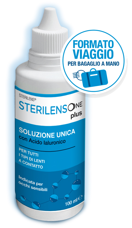 SOLUZIONE UNICA STERILENS ONE PLUS CON ACIDO IALURONICO 100 ML - Farmacia Puddu Baire S.r.l.