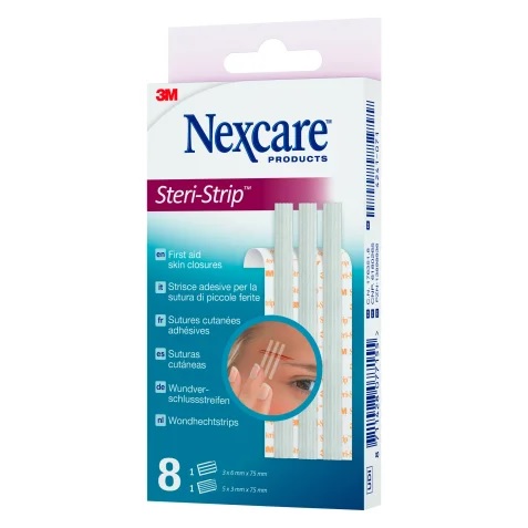 CEROTTO PER SUTURA NEXCARE STERISTRIP 6X75 MM + 3X75 MM - Farmacia Puddu Baire S.r.l.